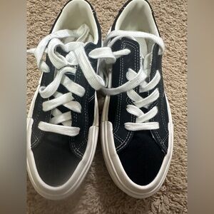 Converse Black and White Athletic Shoes